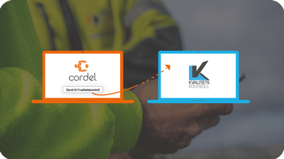Cordel og Kvalitetskontroll forenkler prosjektdokumentasjon og automatiserer prosesser